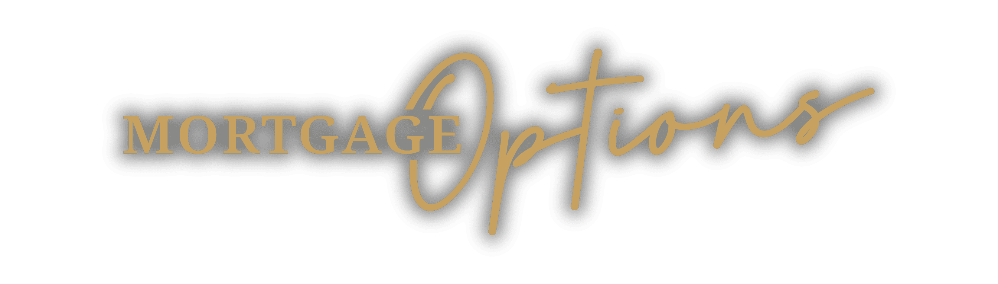 Mortgage Options text on black background.