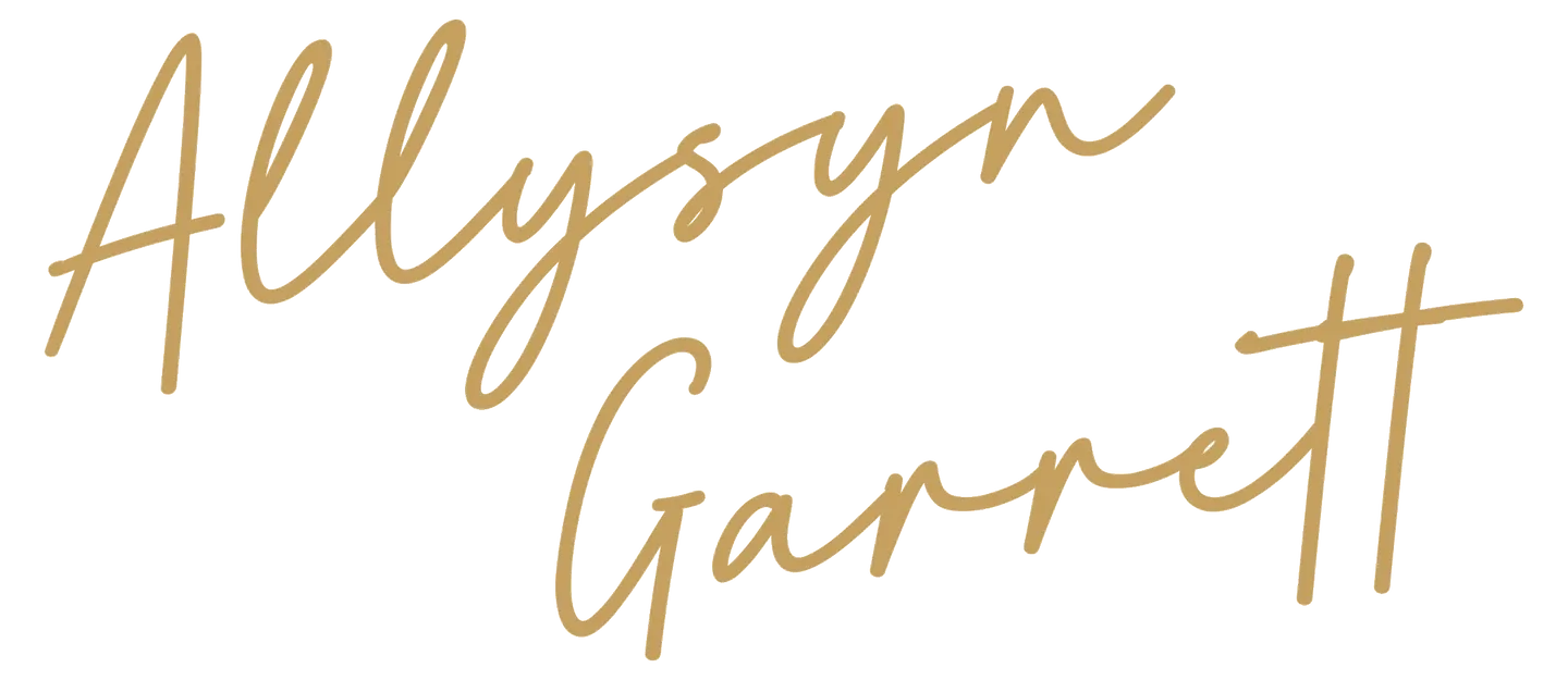 Stylish cursive text on black background.